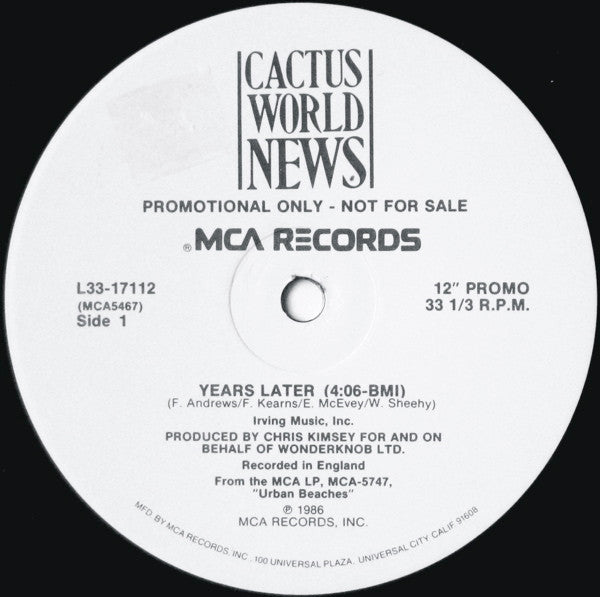 Years Later - secondary