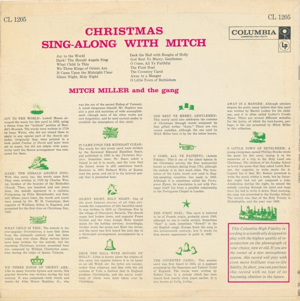 Mitch Miller And The Gang - Christmas Sing-Along With Mitch