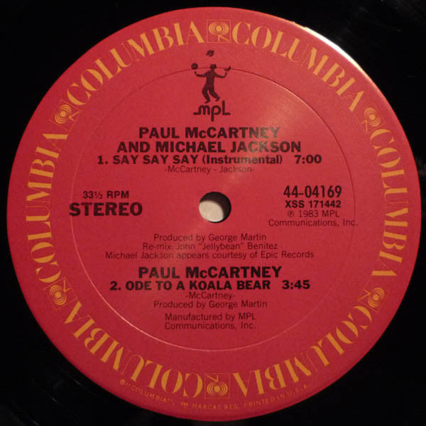 Say Say Say - secondary