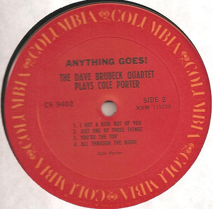 Anything Goes! The Dave Brubeck Quartet Plays Cole Porter - secondary
