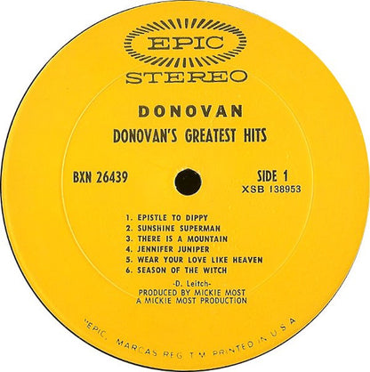 Donovan's Greatest Hits - secondary