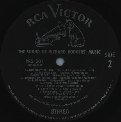 The Sound Of Richard Rodgers' Music - Great Hits From The Great White Way - secondary