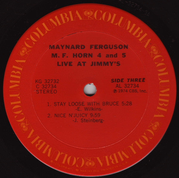 M.F. Horn 4&5: Live At Jimmy's - secondary