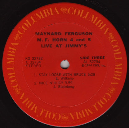 M.F. Horn 4&5: Live At Jimmy's - secondary