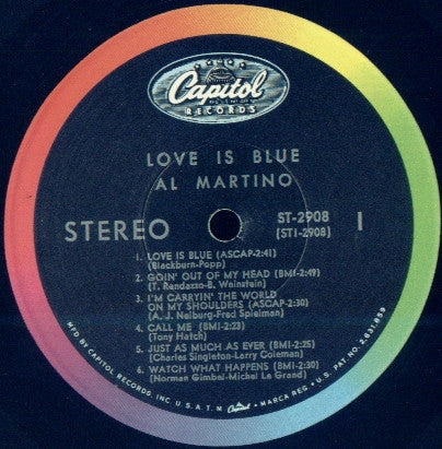 Al Martino - Love Is Blue