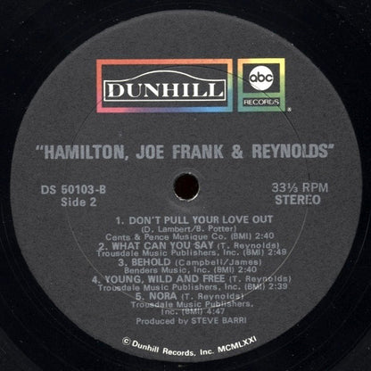 Hamilton, Joe Frank & Reynolds - secondary