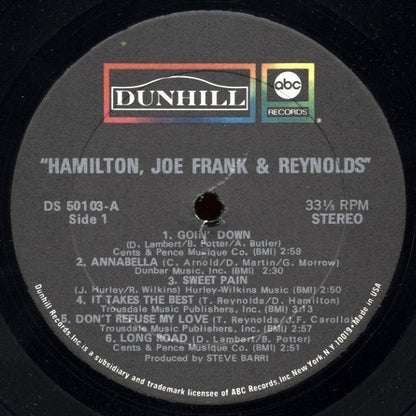 Hamilton, Joe Frank & Reynolds - secondary