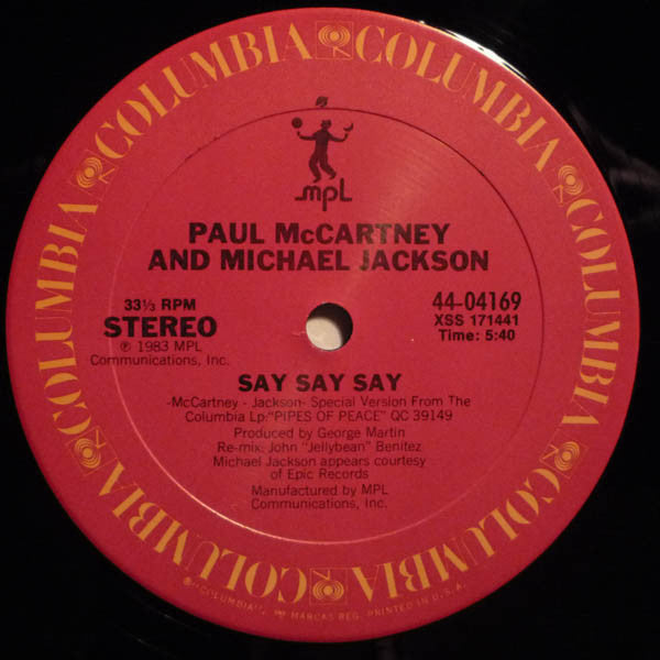 Say Say Say - secondary