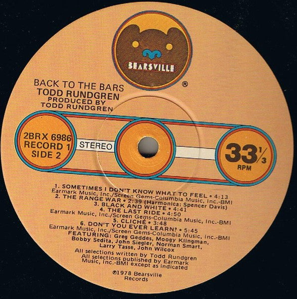 Back To The Bars - secondary