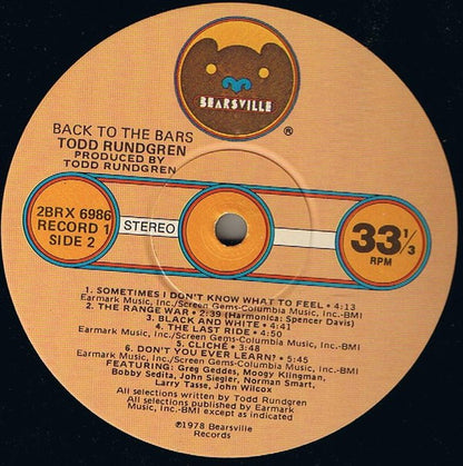 Back To The Bars - secondary