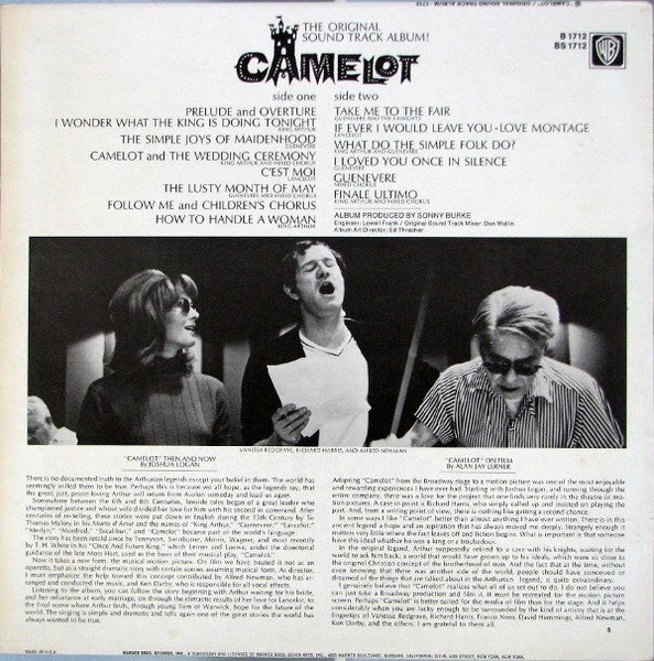 Lerner & Loewe - Camelot (Original Motion Picture Sound Track)