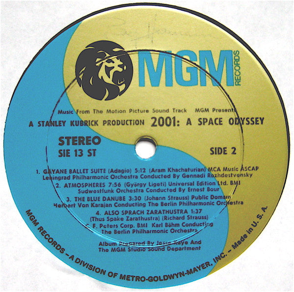 2001: A Space Odyssey (Music From The Motion Picture Sound Track) - secondary