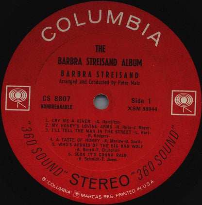 The Barbra Streisand Album - secondary