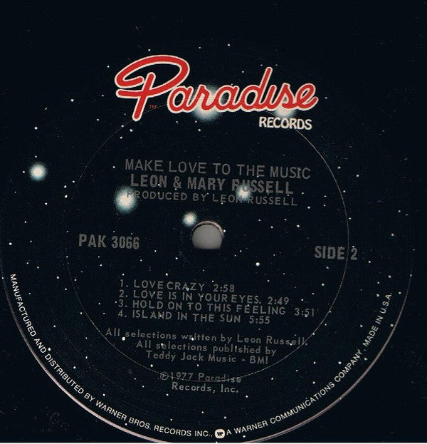 Leon & Mary Russell - Make Love To The Music