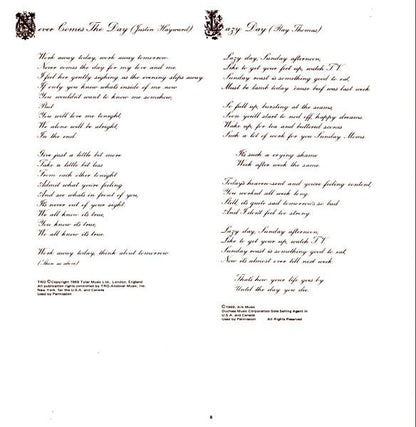 On The Threshold Of A Dream - secondary