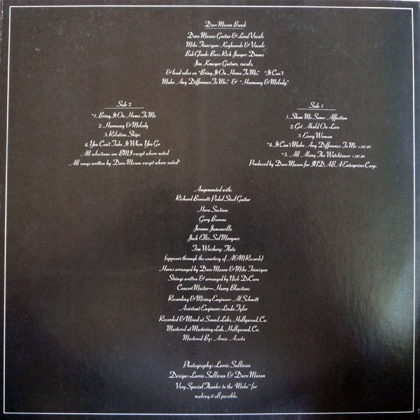 Dave Mason - secondary