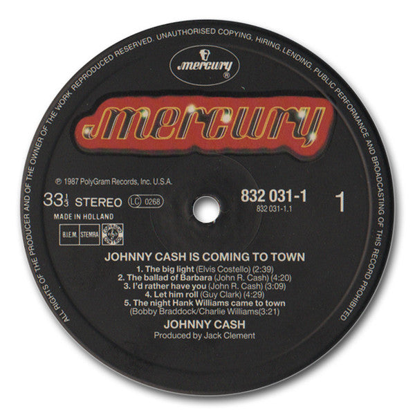 Johnny Cash Is Coming To Town - secondary
