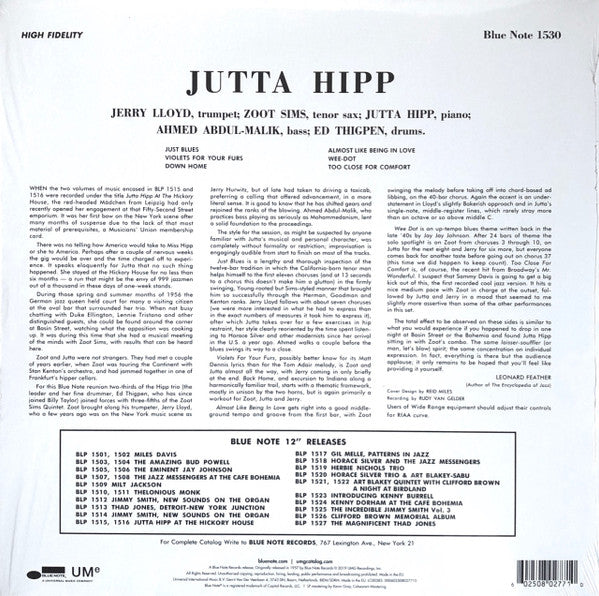 Jutta Hipp With Zoot Sims - secondary