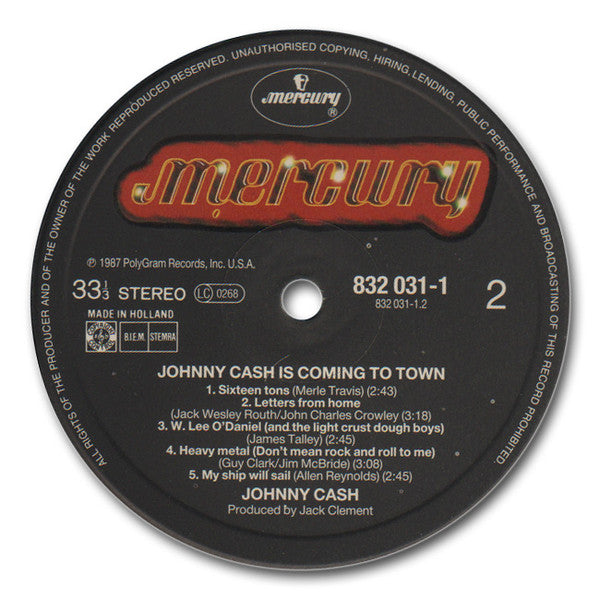 Johnny Cash Is Coming To Town - secondary