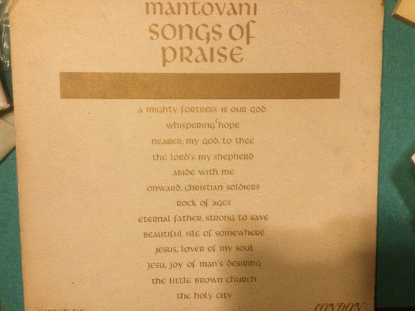 Mantovani And His Orchestra - Songs Of Praise