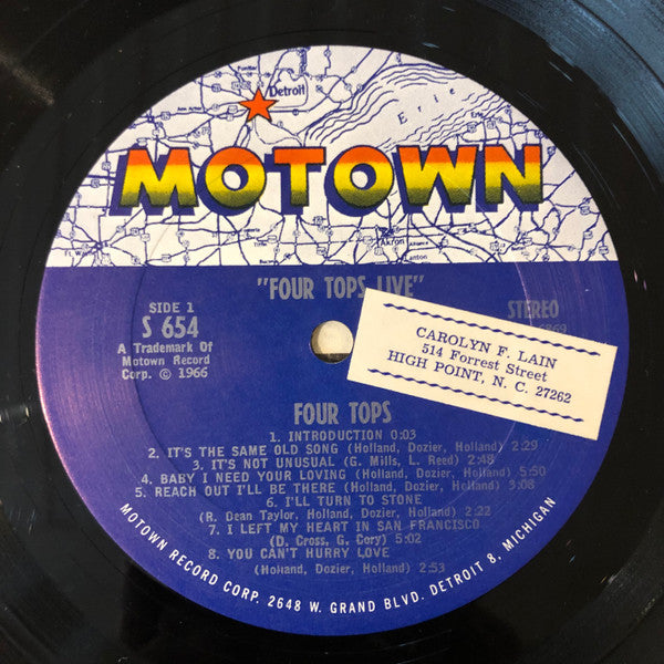 Four Tops Live - secondary