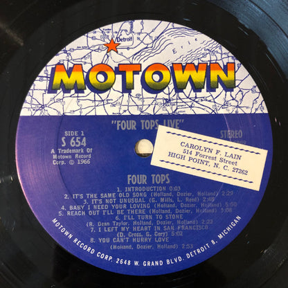 Four Tops Live - secondary