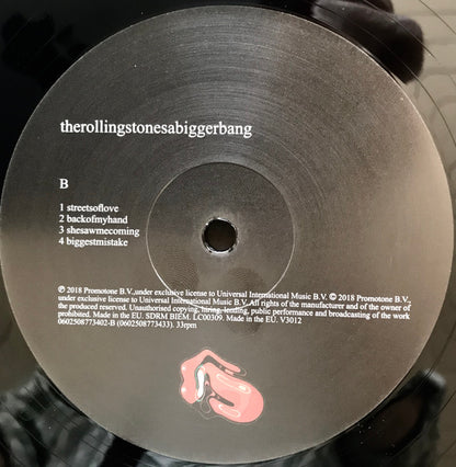 A Bigger Bang - secondary