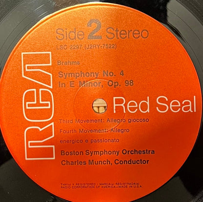 Johannes Brahms, Boston Symphony Orchestra, Charles Munch - Symphony No. 4