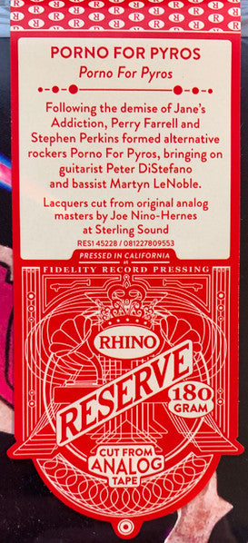 Porno For Pyros - secondary