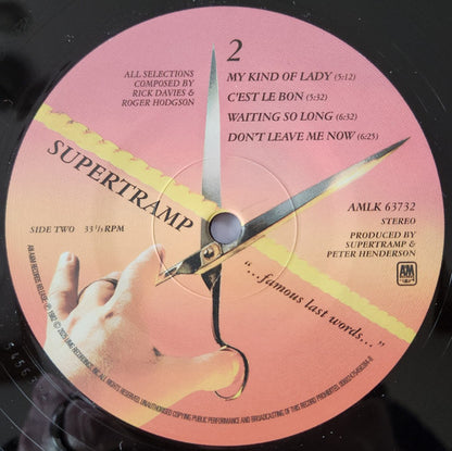 Supertramp - "...Famous Last Words..."