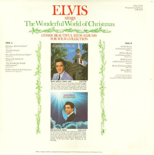 Elvis Sings The Wonderful World Of Christmas - secondary