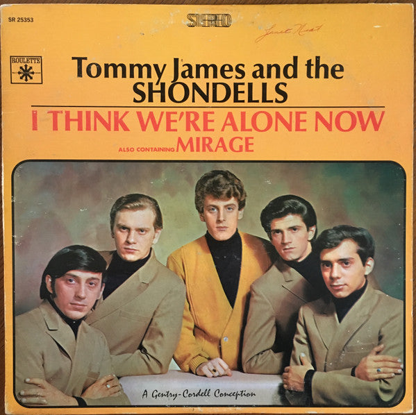 I Think We're Alone Now - secondary