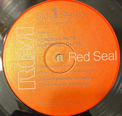 Johannes Brahms, Boston Symphony Orchestra, Charles Munch - Symphony No. 4