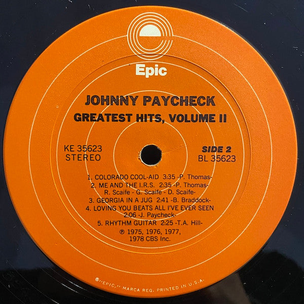Greatest Hits, Volume 2 - secondary