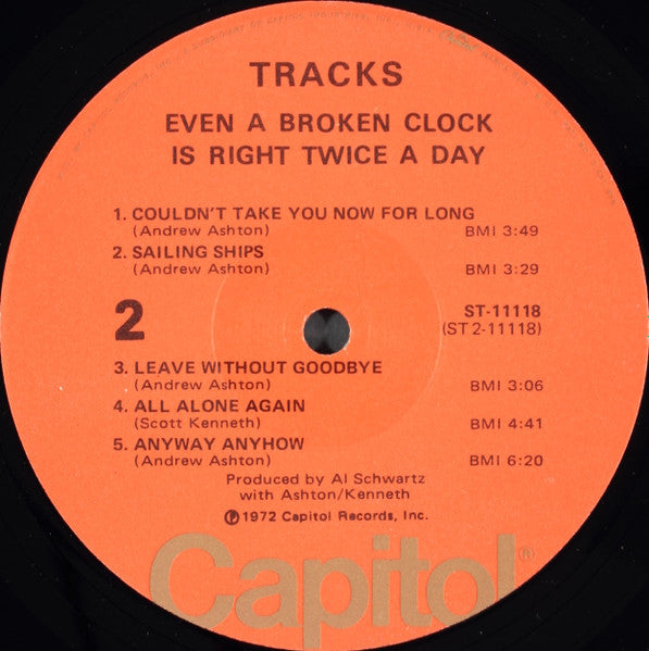 Tracks - Even A Broken Clock Is Right Twice A Day