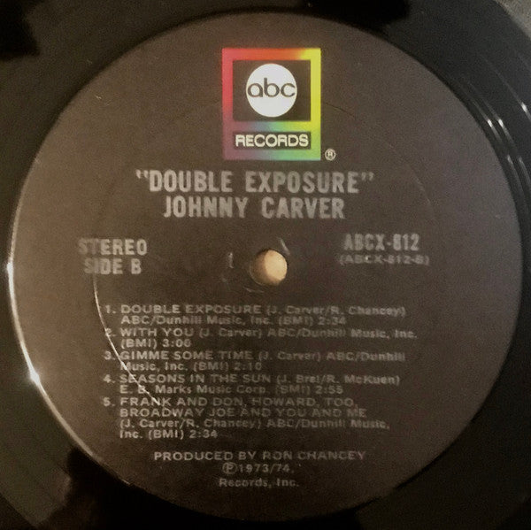 Johnny Carver - Double Exposure