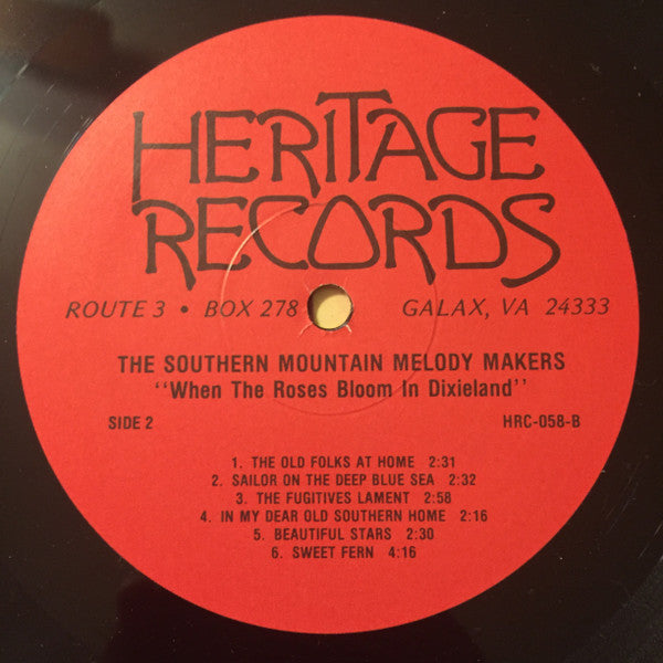 The Southern Mountain Melody Makers - When The Roses Bloom In Dixieland
