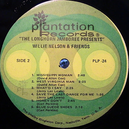 The Longhorn Jamboree Presents Willie Nelson & His Friends - secondary