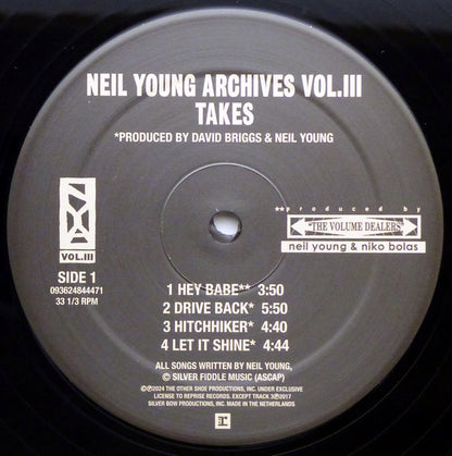 Neil Young Archives Vol. III Takes - secondary