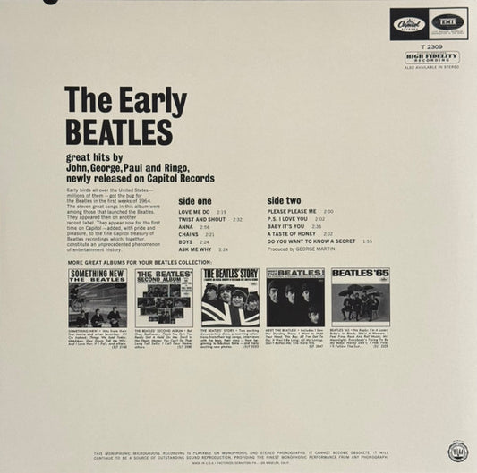The Early Beatles - secondary