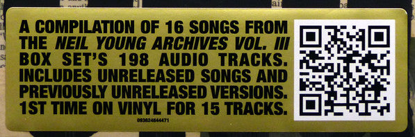 Neil Young Archives Vol. III Takes - secondary