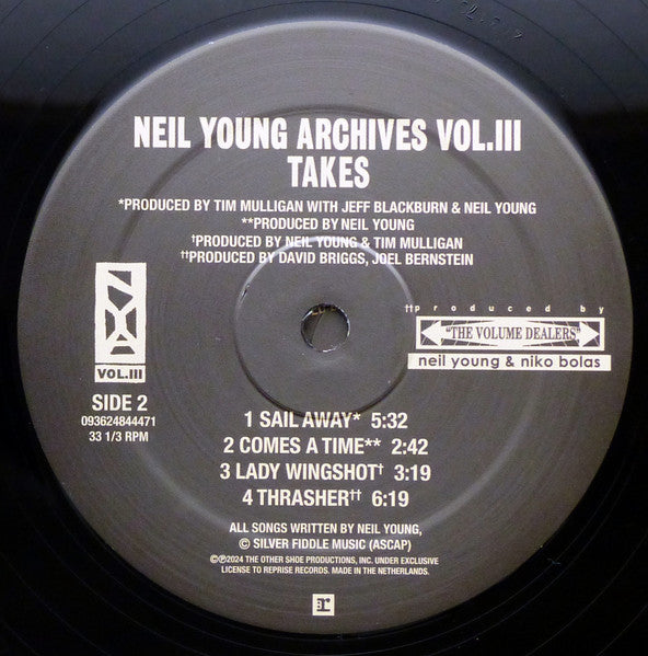 Neil Young Archives Vol. III Takes - secondary