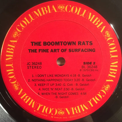 The Boomtown Rats - The Fine Art Of Surfacing