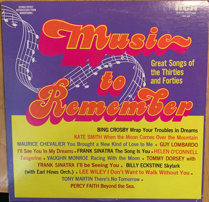Music To Remember - primary
