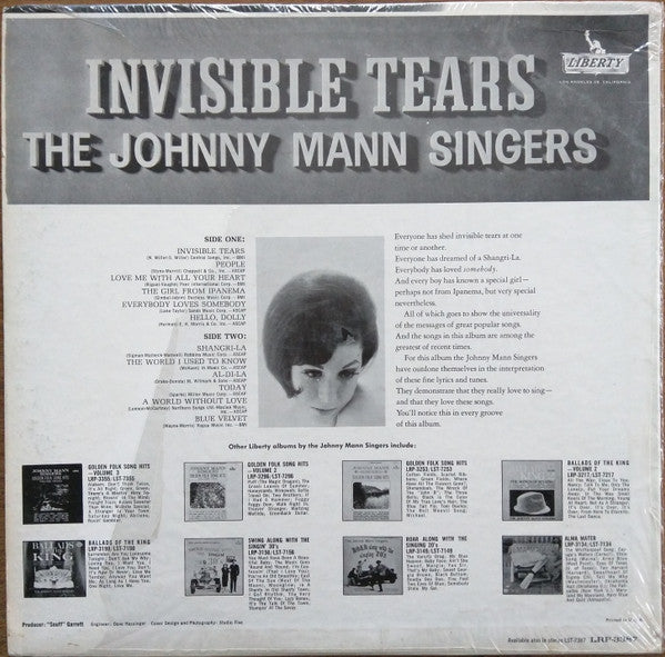 The Johnny Mann Singers - Invisible Tears