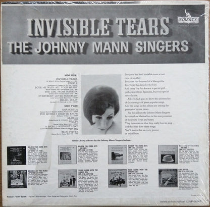 The Johnny Mann Singers - Invisible Tears