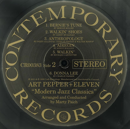 Art Pepper + Eleven "Modern Jazz Classics" - secondary