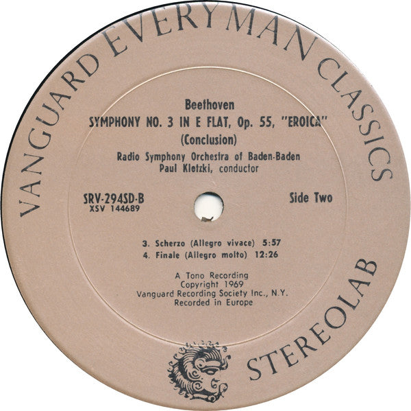 Ludwig van Beethoven - Symphony No. 3 In E Flat, Op. 55 "Eroica"