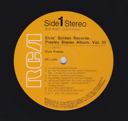 Elvis Presley - Elvis' Golden Records - Presley Stereo Album, Vol. III