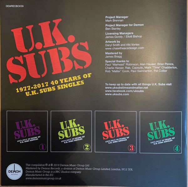 1977 - 2017 40 Years Of U.K. Subs Singles - secondary